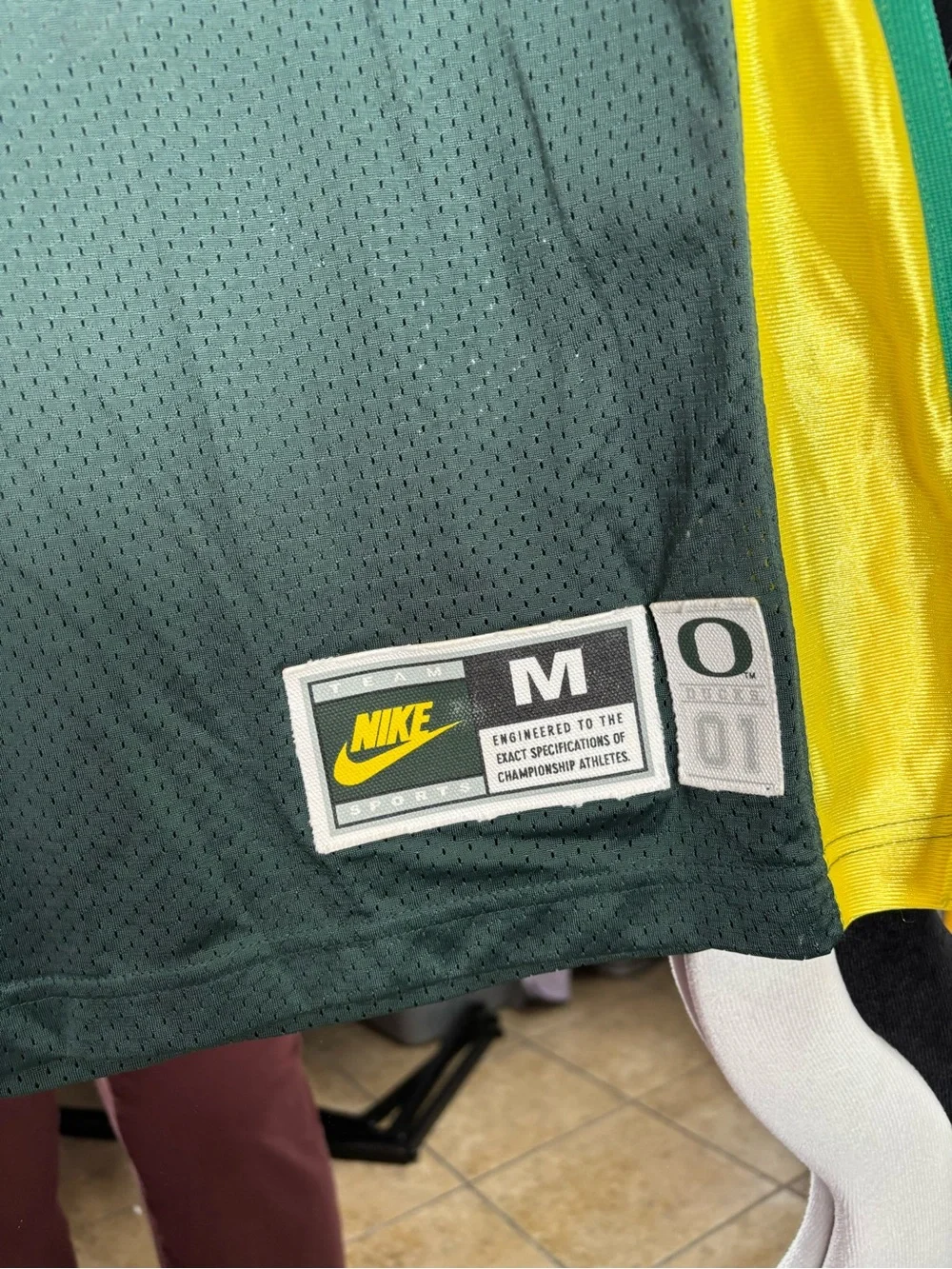 Nike Men’s Green & Yellow Number 3 Football Jersey